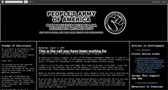 Desktop Screenshot of peoplesarmyofamerica.blogspot.com