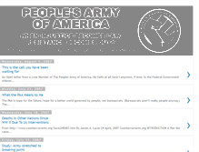 Tablet Screenshot of peoplesarmyofamerica.blogspot.com