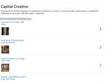 Tablet Screenshot of capitalcreativo.blogspot.com