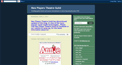 Desktop Screenshot of newplayerstheatreguild.blogspot.com