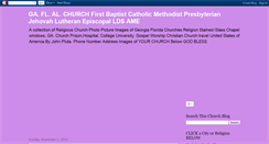 Desktop Screenshot of churchga.blogspot.com