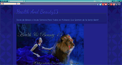 Desktop Screenshot of healthandbeauty13.blogspot.com