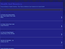 Tablet Screenshot of healthandbeauty13.blogspot.com