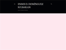 Tablet Screenshot of enmisdominguez.blogspot.com