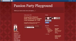 Desktop Screenshot of passionpartyplayground.blogspot.com