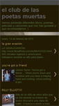 Mobile Screenshot of elclubdelaspoetasmuertas.blogspot.com