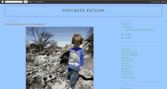 Desktop Screenshot of concretefiction.blogspot.com