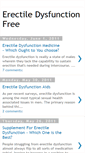 Mobile Screenshot of erectiledysfunctionfree.blogspot.com