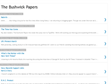 Tablet Screenshot of bushwickpapers.blogspot.com