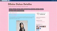 Desktop Screenshot of ddulcedulcesdetalles.blogspot.com