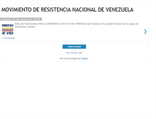 Tablet Screenshot of mrndevenezuela.blogspot.com