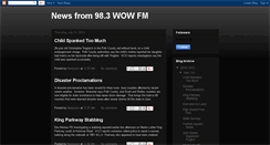 Desktop Screenshot of 983wowfm.blogspot.com
