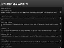 Tablet Screenshot of 983wowfm.blogspot.com
