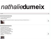 Tablet Screenshot of nathaliedumeix.blogspot.com