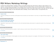 Tablet Screenshot of pdxwriters.blogspot.com