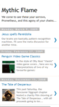 Mobile Screenshot of mythicflame.blogspot.com
