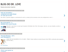Tablet Screenshot of blogdodrlove.blogspot.com