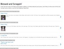 Tablet Screenshot of blessedandscrappin.blogspot.com