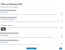 Tablet Screenshot of a-glorious-gift.blogspot.com