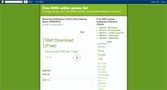 Desktop Screenshot of 399-free-mmorpg.blogspot.com