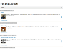 Tablet Screenshot of honungsboden.blogspot.com