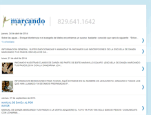 Tablet Screenshot of marcandotuspasos.blogspot.com