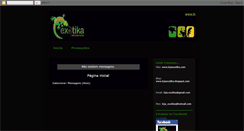 Desktop Screenshot of lojaexotika.blogspot.com