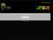 Tablet Screenshot of lojaexotika.blogspot.com