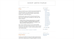 Desktop Screenshot of gosipartispanas.blogspot.com