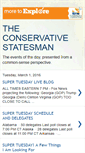 Mobile Screenshot of conservativestatesman.blogspot.com