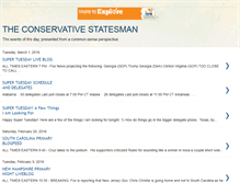 Tablet Screenshot of conservativestatesman.blogspot.com