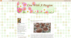 Desktop Screenshot of livewithapassion.blogspot.com