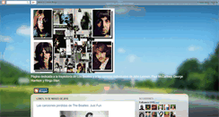 Desktop Screenshot of beatlesysolistas.blogspot.com