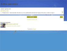 Tablet Screenshot of canonicodiritto.blogspot.com