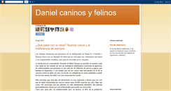 Desktop Screenshot of daniel-danielcaninosyfelinos.blogspot.com