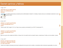 Tablet Screenshot of daniel-danielcaninosyfelinos.blogspot.com