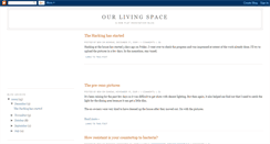 Desktop Screenshot of ourlivingspace.blogspot.com