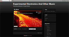 Desktop Screenshot of experimentalelectronicsandothermusic.blogspot.com