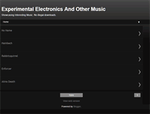 Tablet Screenshot of experimentalelectronicsandothermusic.blogspot.com