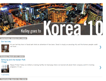 Tablet Screenshot of kelleykorea2010.blogspot.com