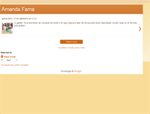 Tablet Screenshot of amandafamateens.blogspot.com