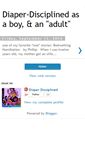 Mobile Screenshot of diaperdiscipline.blogspot.com
