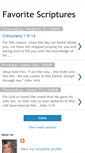 Mobile Screenshot of kendrasfavoritescriptures.blogspot.com