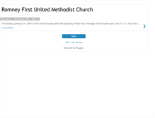 Tablet Screenshot of firstunitedmethodistchurch.blogspot.com