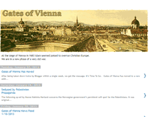 Tablet Screenshot of gatesofvienna.blogspot.com