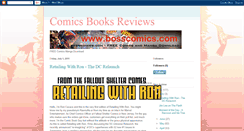 Desktop Screenshot of comicsbooksreviews.blogspot.com