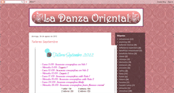 Desktop Screenshot of ladanzaoriental.blogspot.com