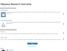 Tablet Screenshot of odysseuswhite.blogspot.com
