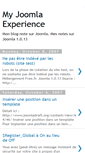 Mobile Screenshot of myjoomlaexperience.blogspot.com