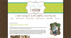 Desktop Screenshot of little-did-i-know.blogspot.com